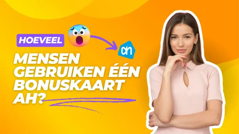 Hoeveel mensen gebruiken één Bonuskaart AH? 7 Hoeveel mensen gebruiken één Bonuskaart AH